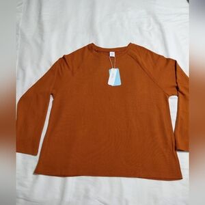 Rust Long Sleeve Top